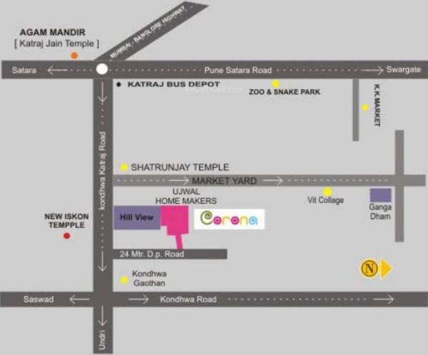 Images for Location Plan of Ujwal Corona Images for Location Plan of Ujwal Corona