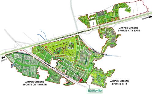 Images for Location Plan of Jaypee Sportsville Images for Location Plan of Jaypee Sportsville
