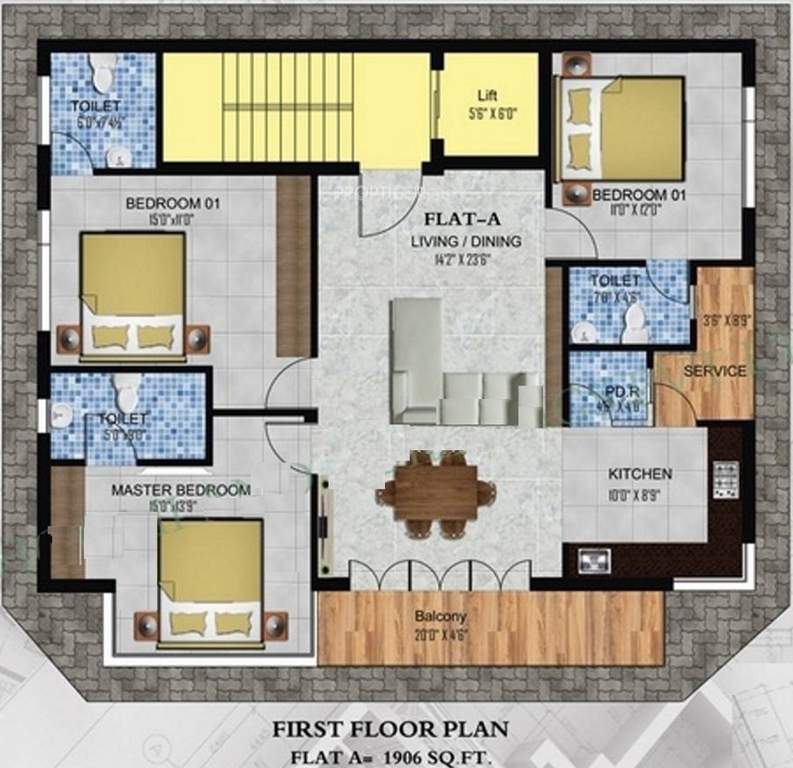 Images for Cluster Plan of Bhoomi Qubed