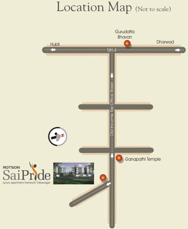  sai pride Images for Location Plan of Rotson Sai Pride