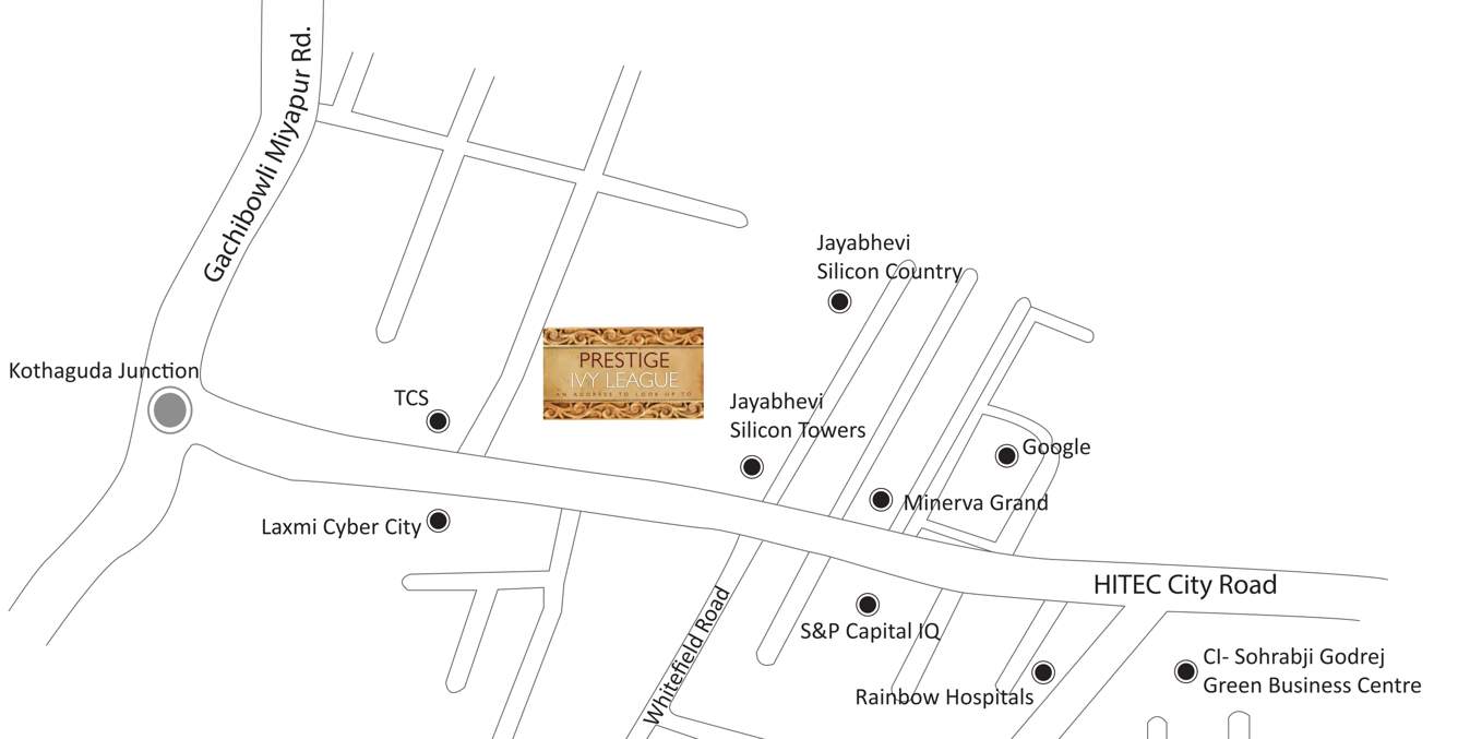  ivy league Images for Location Plan of Prestige Ivy League