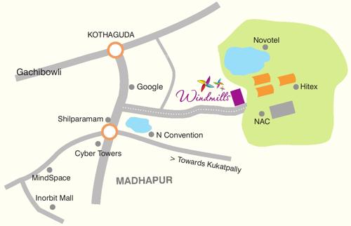 Images for Location Plan of Alekhya Windmills windmills Images for Location Plan of Alekhya Windmills