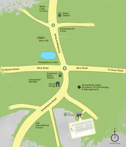  tatvam Images for Location Plan of Axis Tatvam