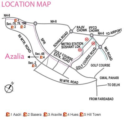  azalia Images for Location Plan of Supertech Azalia