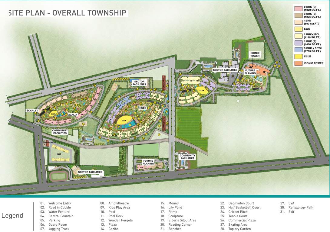  azalia Images for Master Plan of Supertech Azalia