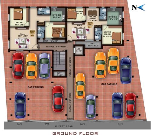 Images for Cluster Plan of New Athulyam