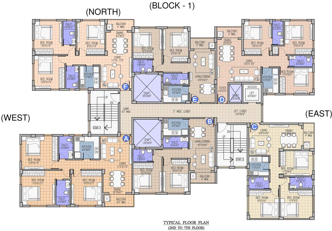 Images for Cluster Plan of Anurag Tower