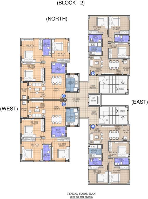 Images for Cluster Plan of Anurag Tower
