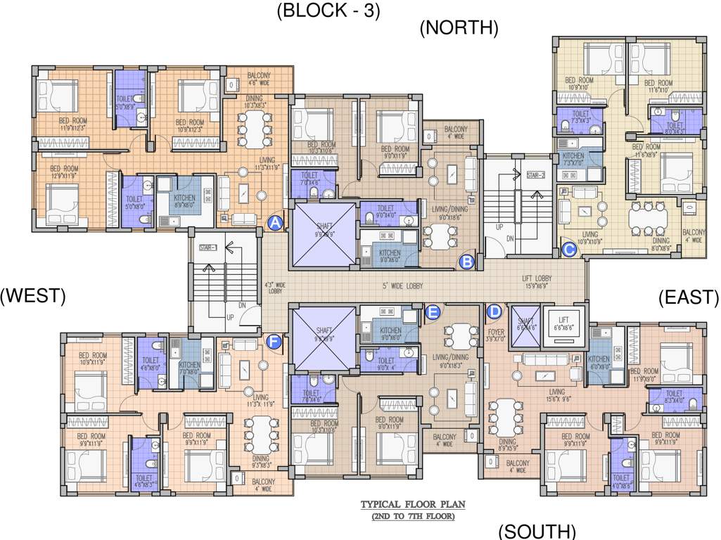 Images for Cluster Plan of Anurag Tower