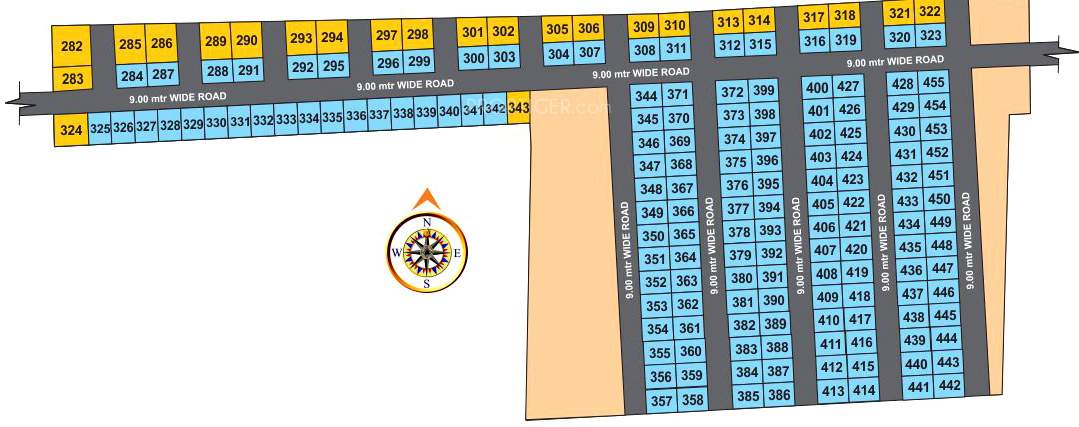 neelgund developers and builders pvt ltd eshan 4th phase Layout Plan