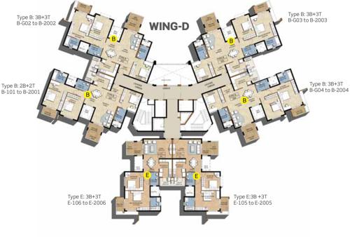 Images for Cluster Plan of Puravankara Purva Scarlet Terraces