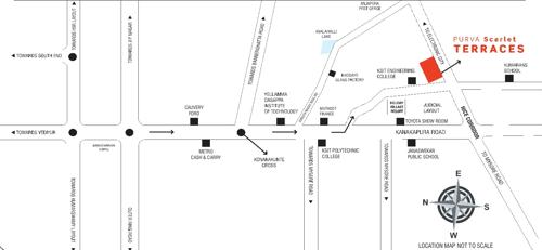 Images for Location Plan of Puravankara Purva Scarlet Terraces