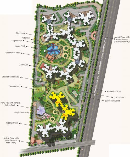 Images for Master Plan of Puravankara Purva Scarlet Terraces