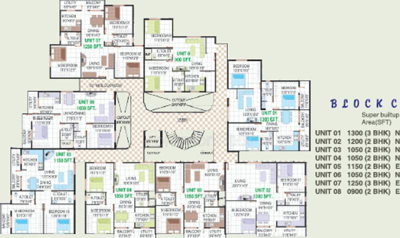  sbm residency Images for Cluster Plan of Siri Sbm Residency