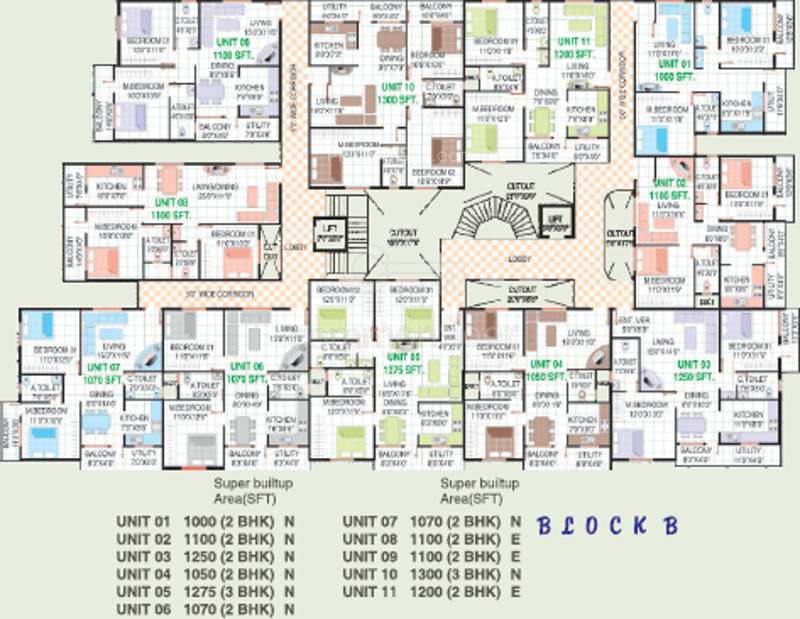  sbm residency Images for Cluster Plan of Siri Sbm Residency