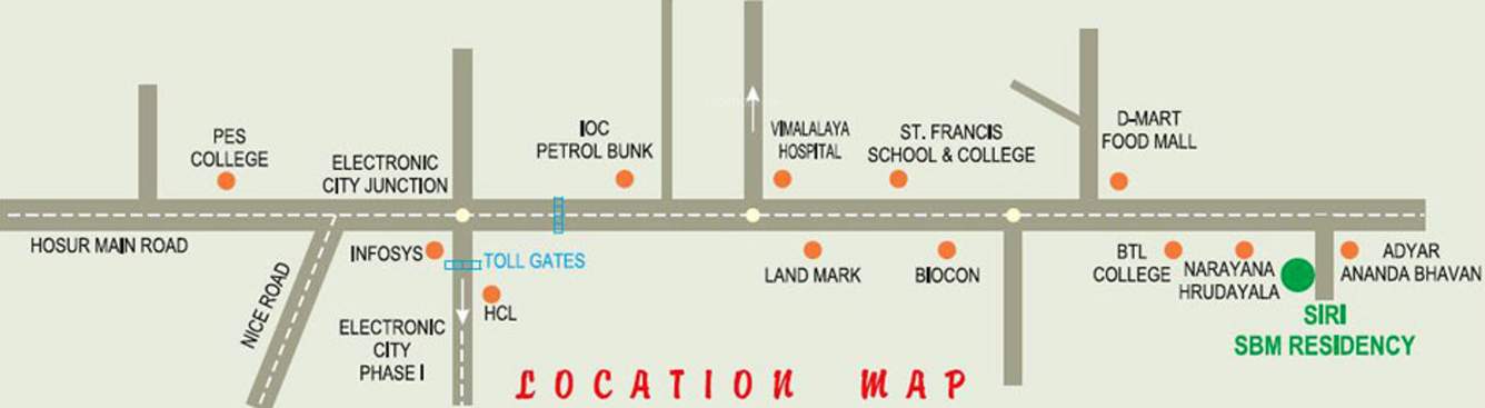  sbm residency Images for Location Plan of Siri Sbm Residency