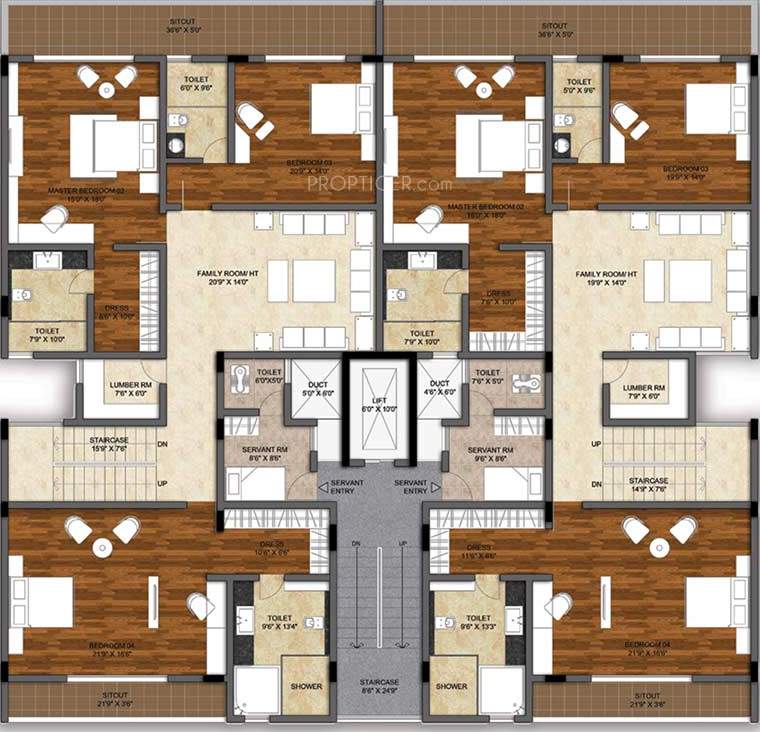  elicia Images for Cluster Plan of Krishna Elicia