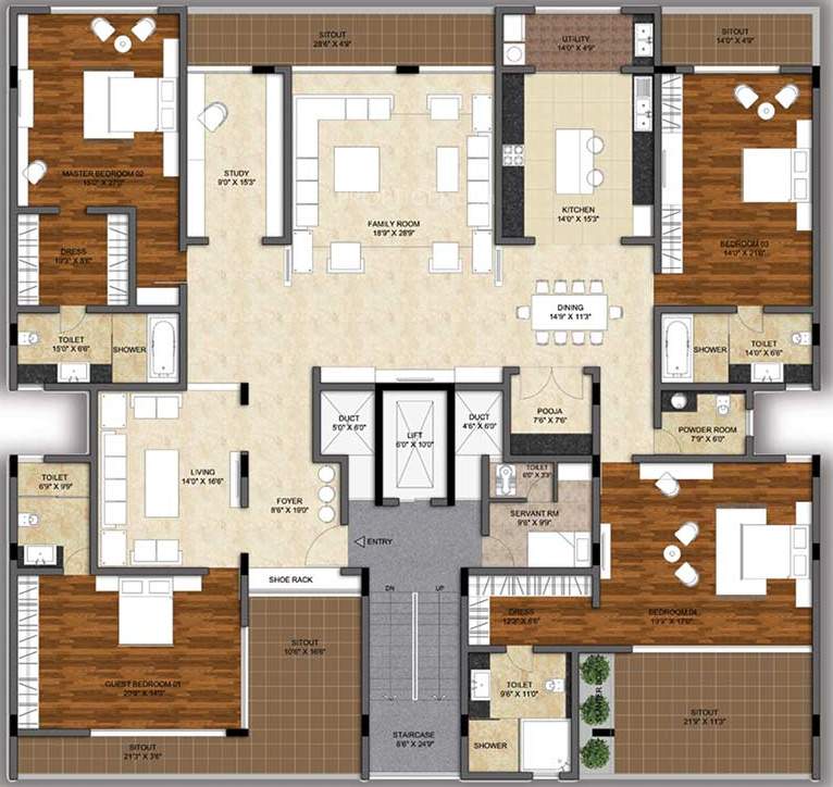  elicia Images for Cluster Plan of Krishna Elicia