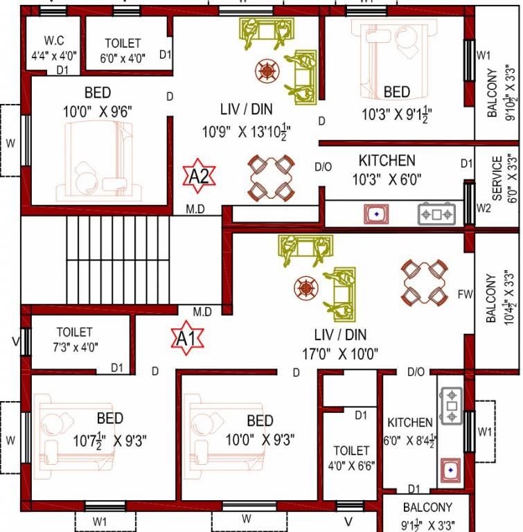 Images for Cluster Plan of Perfect Builders Palams
