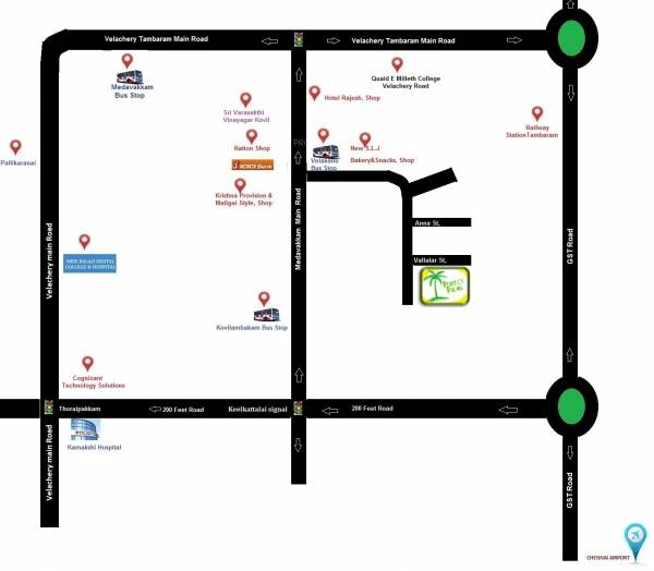 Images for Location Plan of Perfect Builders Palams Images for Location Plan of Perfect Builders Palams