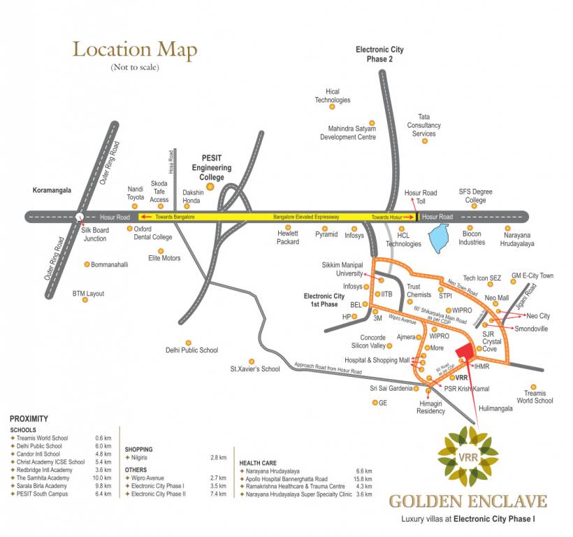 Images for Location Plan of VRR Golden Enclave