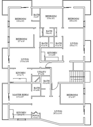 radhika-construction venkatadri-heights Venkatadri Heights Cluster Plan