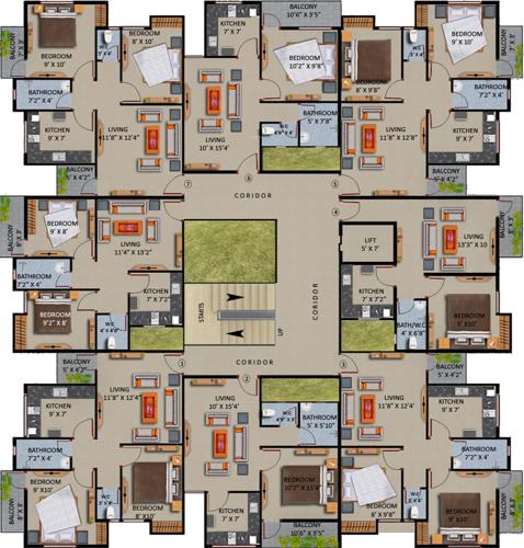  park Images for Cluster Plan of Rotson Park
