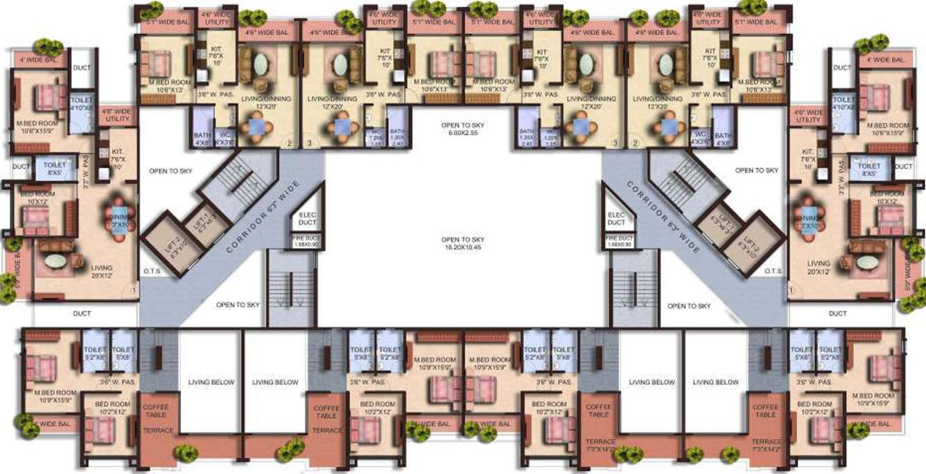 Images for Cluster Plan of Royal Arc Natures Temple Homes
