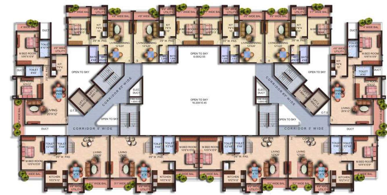 Images for Cluster Plan of Royal Arc Natures Temple Homes