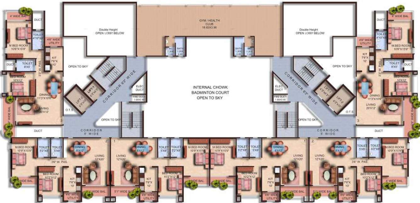 Images for Cluster Plan of Royal Arc Natures Temple Homes