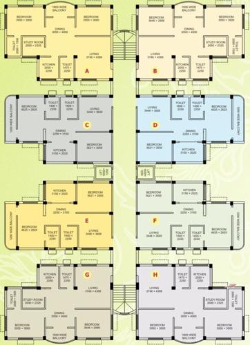 Images for Cluster Plan of Green House Project Aashray Apartment Images for Cluster Plan of Green House Project Aashray Apartment