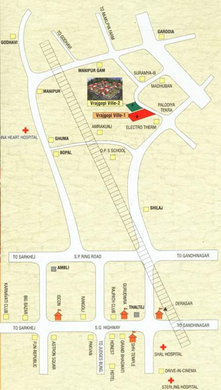 Images for Location Plan of Gopi Vraj Gopi Ville 1