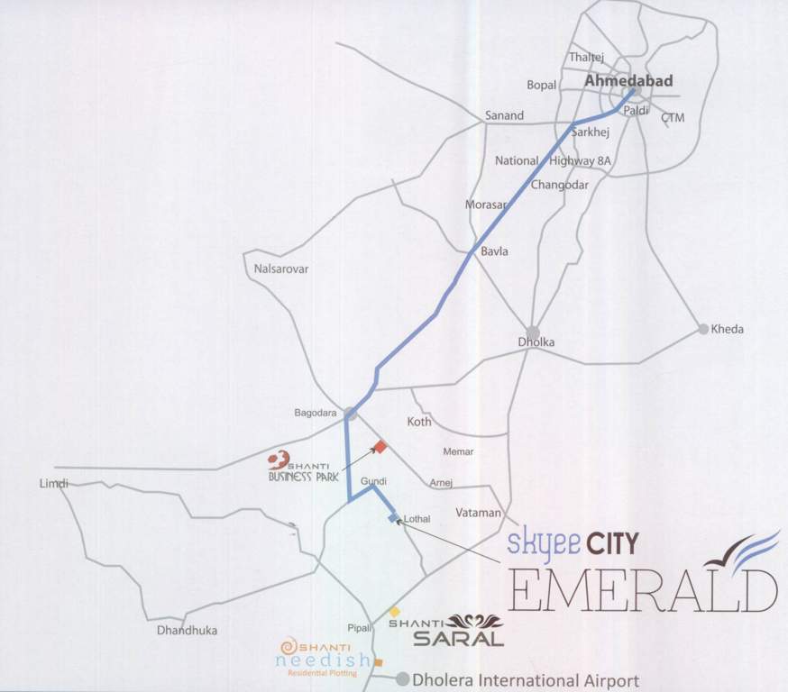 Images for Location Plan of Shanti Skyee City Emrald