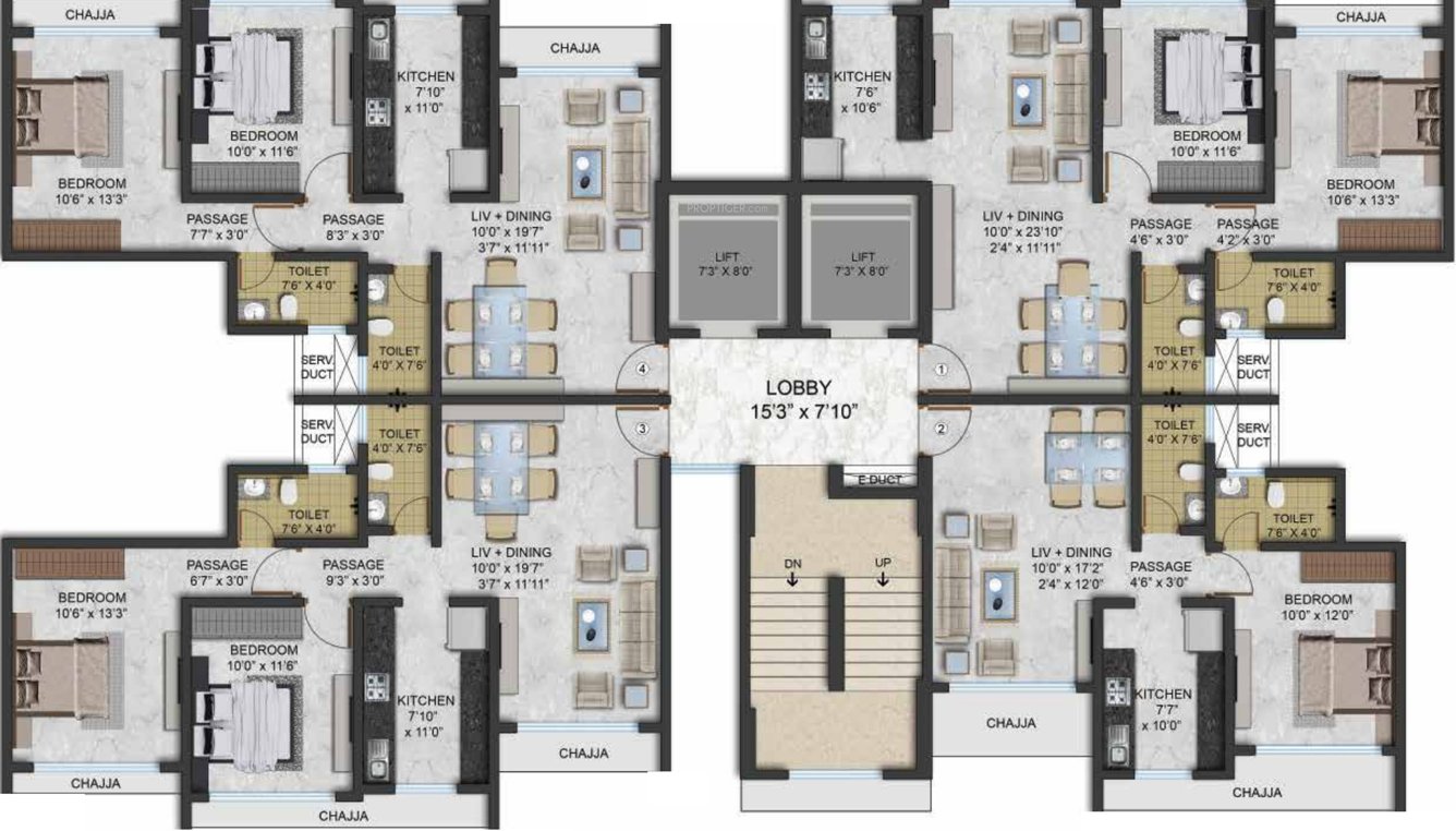 Images for Cluster Plan of Aadi Allure Wings A To E