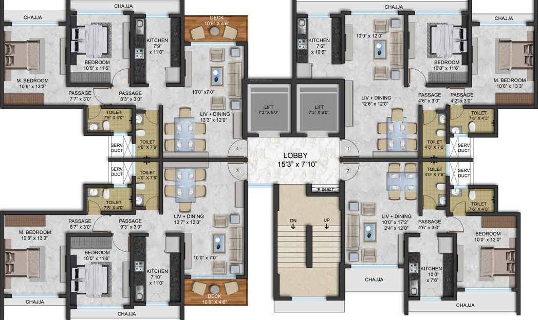 Images for Cluster Plan of Aadi Allure Wings A To E