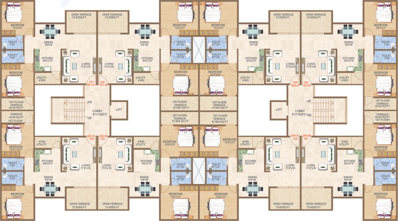 Images for Cluster Plan of Samarth Gauri Meadows