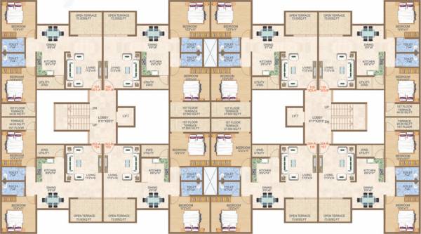 Images for Cluster Plan of Samarth Gauri Meadows Images for Cluster Plan of Samarth Gauri Meadows