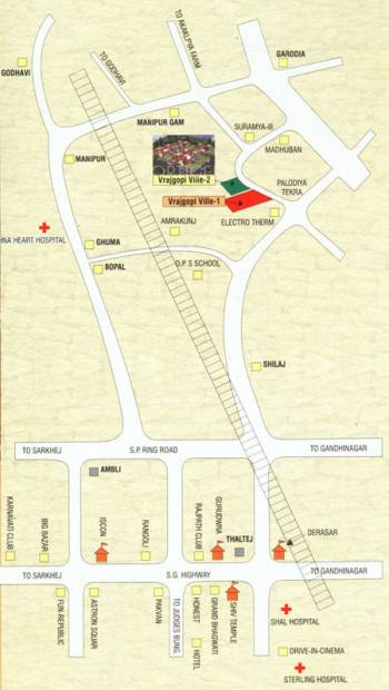 Images for Location Plan of Gopi Vraj Gopi Ville 2