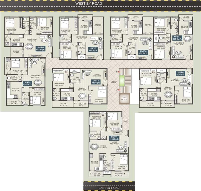  harmony Images for Cluster Plan of Shivaganga Harmony