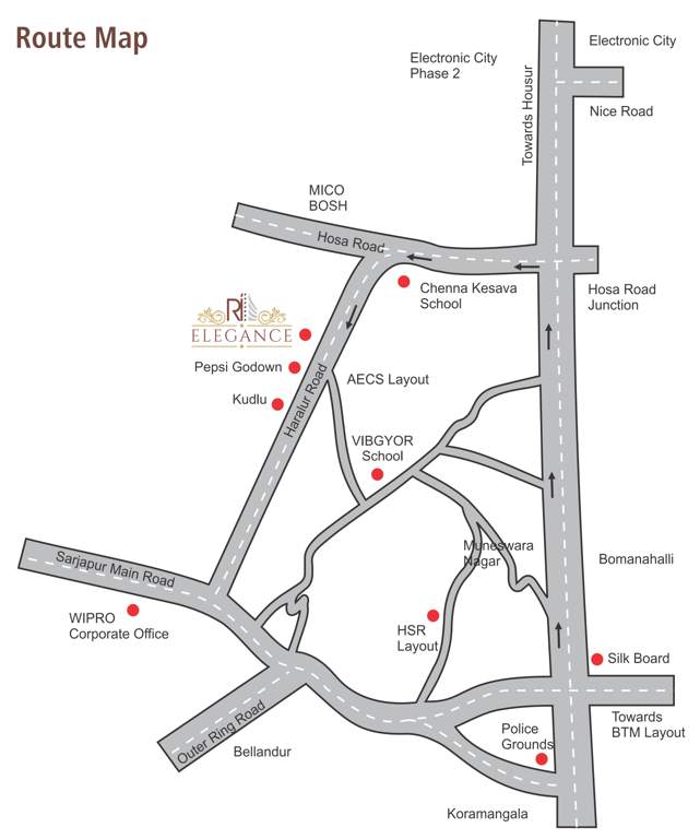 Images for Location Plan of Raghavendra Ri Elegance