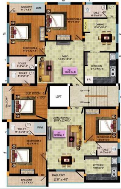 Images for Cluster Plan of Aditya Srinivas Srichakra