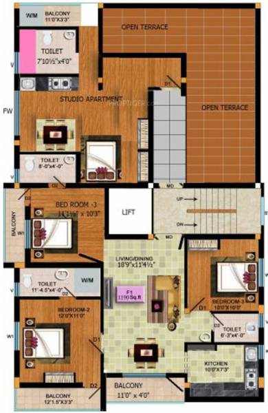 Images for Cluster Plan of Aditya Srinivas Srichakra