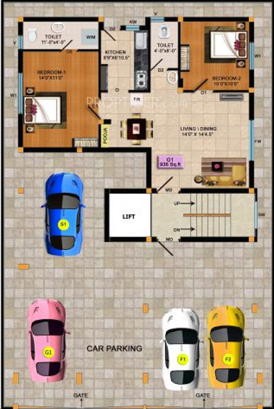 Images for Cluster Plan of Aditya Srinivas Srichakra