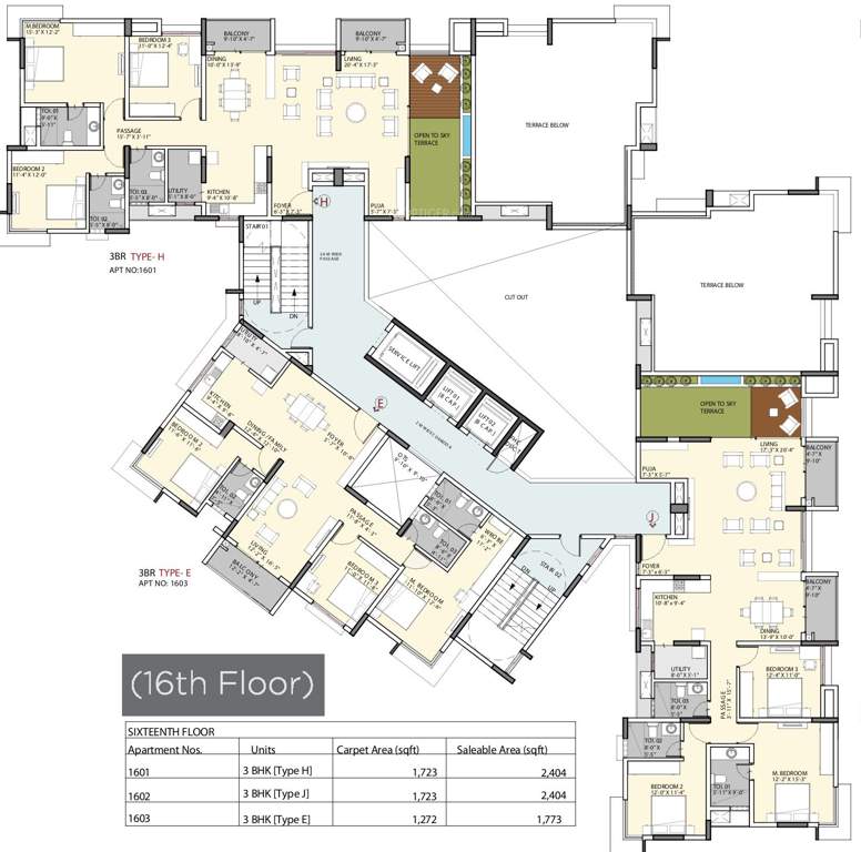  princetown royale Images for Cluster Plan of Kumar Princetown Royale