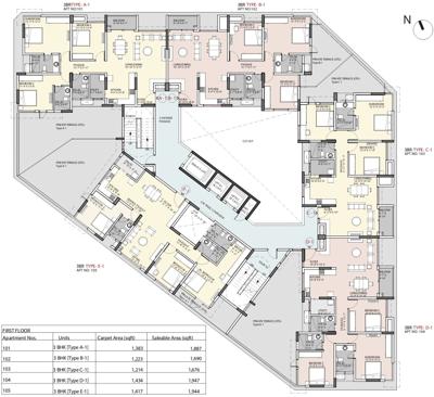  princetown-royale Images for Cluster Plan of Kumar Princetown Royale
