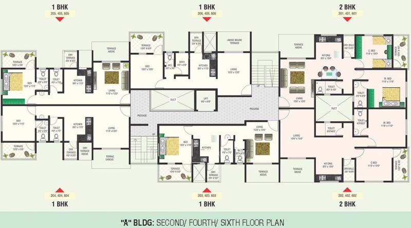  ganesh-bella-rossa Images for Cluster Plan of Veddant Ganesh Bella Rossa