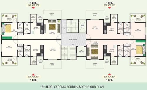  ganesh-bella-rossa Images for Cluster Plan of Veddant Ganesh Bella Rossa