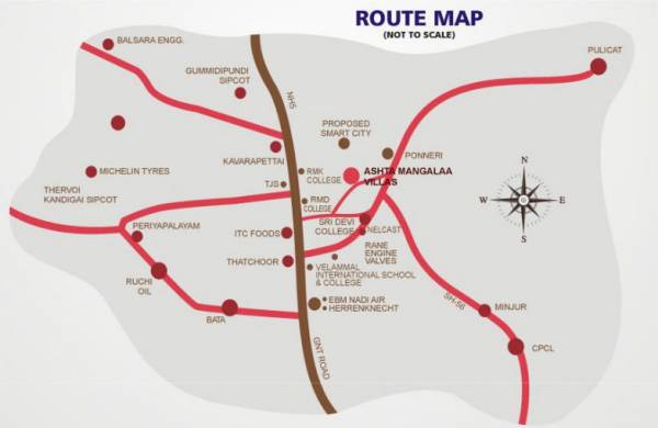 Location Plan ashta-mangalaa-villas Location Plan