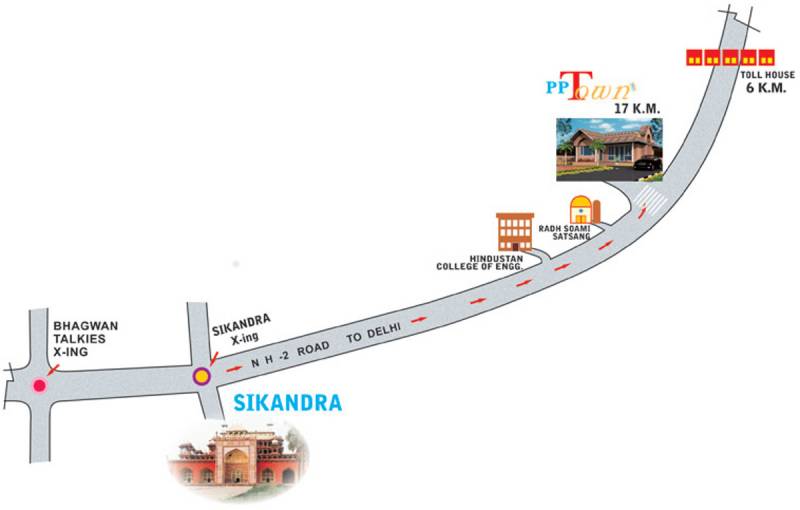 Images for Location Plan of Pushpanjali PP Town Plots