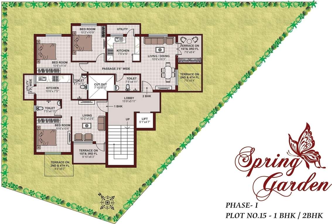 Images for Cluster Plan of Pushkar Spring Garden Apartment Phase I
